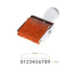 회전넘버링 10자리 43x4mm 금액인