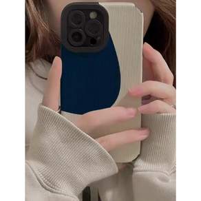 아이폰 13 14 코듀로이 포인트 심플 케이스 프로 맥스 범퍼 실리콘 럭셔리 웨이브 포인트 하드 PC 마그네틱 맥세이프 케이스 12 13 14 프로 맥스