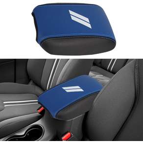 CEBAT 센터 콘솔 암레스트 박스 커버 긁힘 방지 가죽 자동차 중앙 보호 패드 실내 장식 액세서리 Dodge Charger 2011-2023 및 Chrysler 300