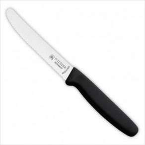 기셀 과도 톱니 검정색 8365WSP-11 칼날 길이 11cm 업소용 가정용 과일칼 과도