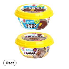 LIGHT&JOY 저당 통단팥죽 215g 12개
