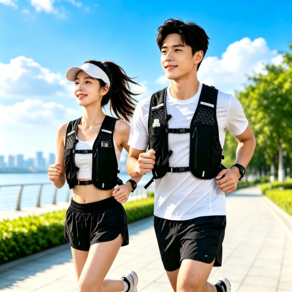 Zeviro 초경량 러닝조끼 트레일러닝 베스트 마라톤 조깅 등산 스포츠 조끼