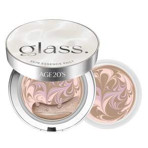 에이지투웨니스 글래스 스킨 에센스 팩트 글로우 파운데이션 23호 12.5g + 리필 세트