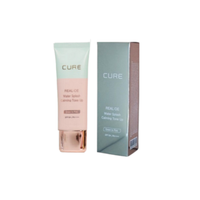 김정문알로에 라센스 로에 큐어 리알로에 워터 스플래쉬 카밍 톤업 선크림 SPF50+ PA++++
