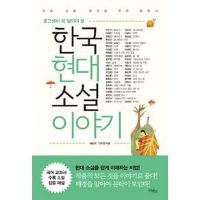 중고생이 꼭 알아야 할 한국현대소설 이야기:수능 논술 내신을 위한 필독서