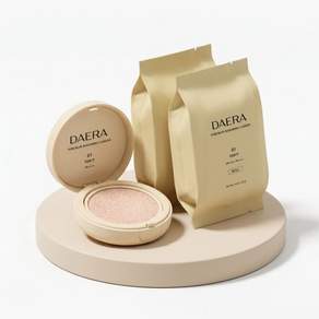 대라DAERA [2pack] 24H 포어 블러 스킨케어링 쿠션 리필 (2 color)