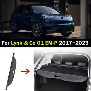 Lynk Co 0 EMP 207 수하물 트레이 보관 그늘 실드 커튼 매트 파티션 용 자동차 뒷 트렁크 카고 커버