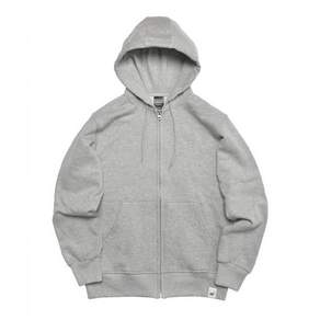 UNI APPAREL 베이직 스웨트 후드집업 그레이