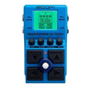 ZOOM 줌 MS-70CDR+ 멀티 스톰프 페달 블루 블루 149종류의 공간계 이펙트