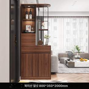 공간분리 수납장 거실 인테리어