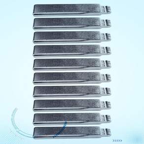 10pcs #67 Metal Construction Key Blank Easy Install HU92 Car Flip Remote Key Blade compatible with