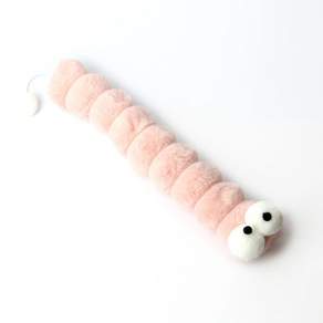 KDKlab 냥이 이갈이 애벌레인형 고양이 애착인형 장난감 KDKS110