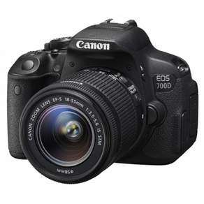 캐논 EOS 700D + 18~55mm STM 렌즈킷 클릭, 블랙