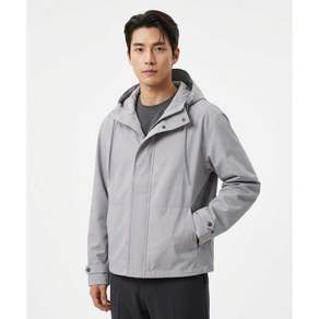 SOMEPLACE MAN 시티 고프코어 투웨이 오버핏 나일론 윈드브레이크 후드 집업 야상 점퍼_2COLOR