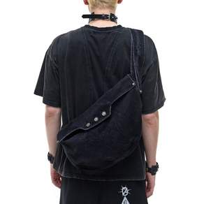 OPUS 0012 Op. 10 KLEPTO DENIM BAG BLACK