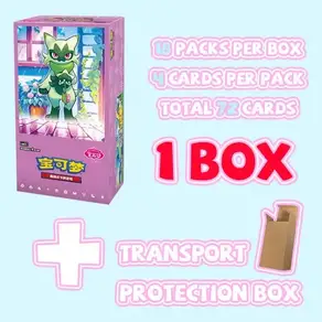 젬 팩 5 부스터 박스 Vol.5 컬렉션 밀봉 Zhu&Purple 어 간체 PTCG 카드 선물