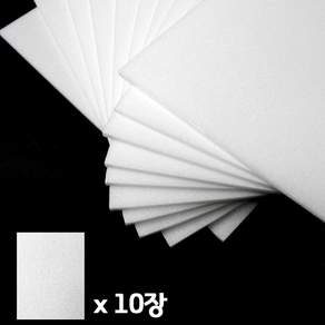 (재미스쿨) 비접착 원단 우드락 A4 21X30cm 5T(5mm) 10장 우드보드