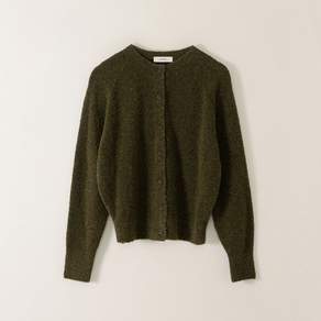 세이지먼트 BOUCLE ALPACA KNIT CARDIGAN_KHAKI