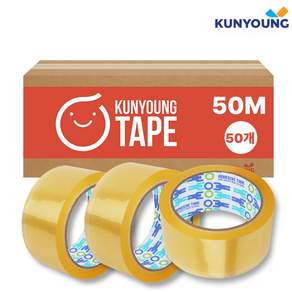 건영 박스테이프 경포장 48mm x 50M 투명