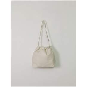 SAGEMENT JOY COW LEATHER BAG_IVORY