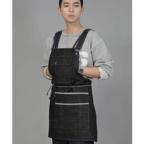 SAINTCREW 굿워크 엑스퍼트 에이프런 GWE1308 데님 블랙