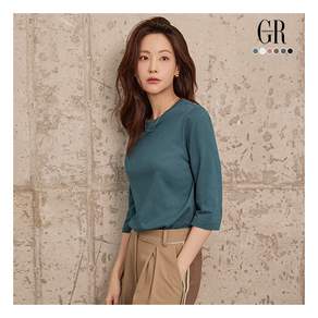 26FW 퓨어코튼100 7부 티블라우스 6종