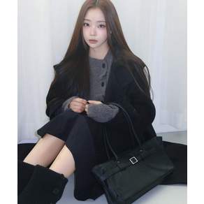 [매장정품] 미세키서울 MISEKI SEOUL Classic belted shoulder bag BLACK MSK26FWBG03BK 2370535