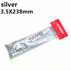36 개/몫 8G/9G/10G 자전거 스포크 직경 3.2/3.5/4.0mm 전자 오토바이 45 # 강철 와이어 길이 152-250mm