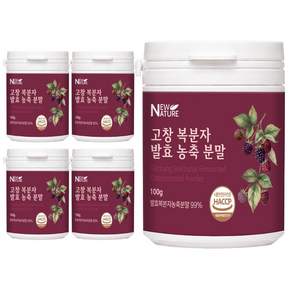 뉴네이처 국내산 고창 복분자 발효 농축 분말 가루