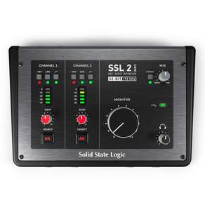 [기어라운지 공식] SSL 2 MKII USB-C 오디오 인터페이스 2in 4out / 레거시 4K 스트리밍 레코딩