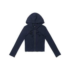 SEOUL APPAREL 로우 무드 슬림 후드집업 (네이비)