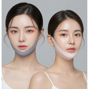 슬림어스 페이스 이중턱살 브이라인 수면 일상 탄력 리프팅 마스크