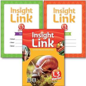 Insight Link Starter 3 세트 (전3권) 교재+Tests+Wordbook