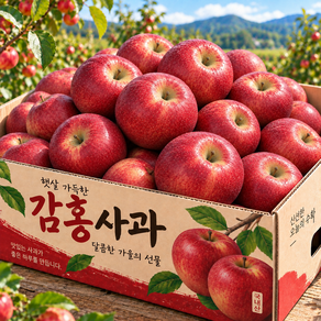 [10박스한정] 특상품 햇 감홍사과 30년장인선별