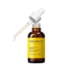 네클라 비건 나이아신아마이드 15% 비타민C 미백 세럼 30ml 잡티 앰플 에센스 기미 글루타티온