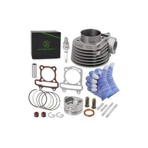 피스톤 링 개스킷 스파크 플러그가 장착된 GY6 150cc 61mm 실린더 키트 4행정 152QMI 157QMJ TAOTAO JONWAY ZEN Roketa ATV Moped