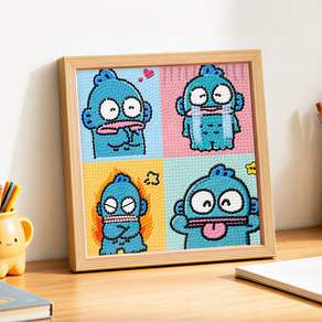 원목 액자 보석십자수 액자형 DIY 20cm x 20cm