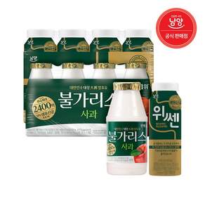 [냉장배송] 불가리스 사과150ml 4개 + 위쎈150ml 4개