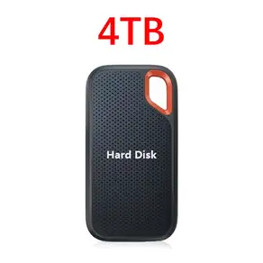 2TB/4TB 기존 외장 SSD 전송 솔리드 스테이트 드라이브 128TB 대용량 방수 하드 디스크 저장 장치(노트북/