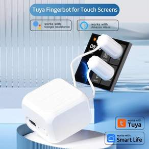 무선원격제어기 무선스위치 터치 스크린용 Tuya Fingerbot 스마트 라이프 BLE 무선 스위치 로봇 리모콘 Alexa Google 홈 음성 보조 장치와 함께 작동