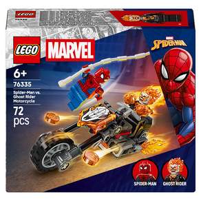 레고 슈퍼히어로 Marvel 스파이더맨 대 고스트 라이더 모터사이클 76335
