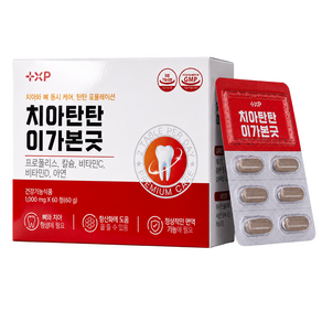 치아탄탄 이가본굿 뼈 치아 건강 에 좋은 코랄칼슘 프로폴리스 아연 비타민D 영양제 정 타입