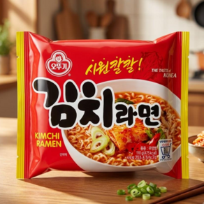 오뚜기 김치라면 120g 봉지라면