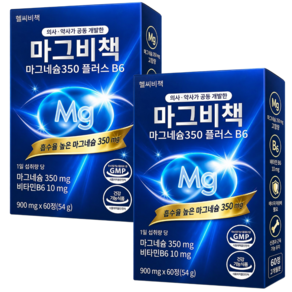 글루콘산 유기산 마그네슘 추천 영양제 350mg 마그비책