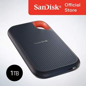 샌디스크 익스트림 포터블 외장 SSD e61, 1TB, 블랙