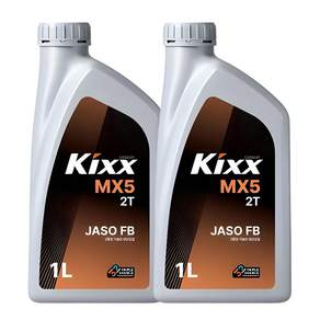 예초기용 2사이클 가솔린 엔진 오일 Kixx M 2T JASO FB 2스트로크 2행정