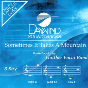 (수입CD) Sometimes It Takes A Mountain Gaither Vocal Band Accompaniment Track