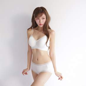 크라시앙 자체제작 2cm 얇은끈 라이트핏 브라 데일리 심리스 노와이어 편한 브라렛 여자속옷 여성속옷