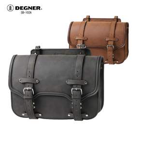 데그너 DEGNER 바이크 래더 새들백 17L 소가죽 사이드백 SB-102A