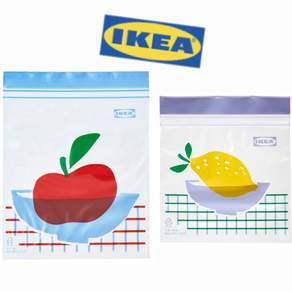 IKEA 이케아 소형구성 지퍼백 1L+0.3L